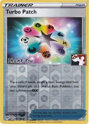 Turbo Patch (172/189) (Pokemon League) [Sword & Shield: Darkness Ablaze] | Card Merchant Takapuna