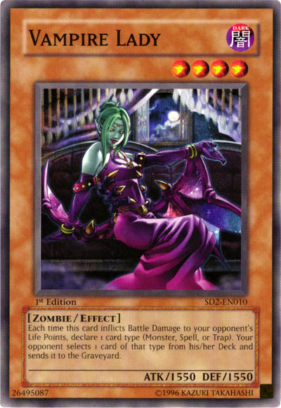 Vampire Lady [SD2-EN010] Common | Card Merchant Takapuna