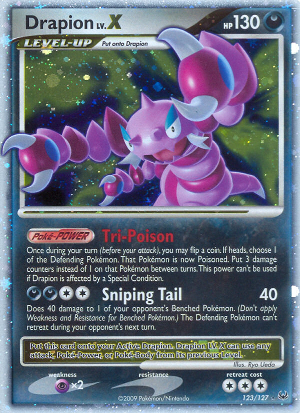 Drapion LV.X (123/127) [Platinum: Base Set] | Card Merchant Takapuna