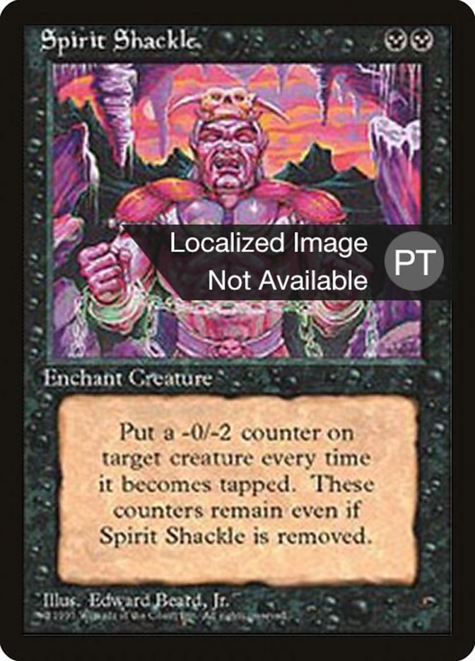 Spirit Shackle [Fourth Edition (Foreign Black Border)] | Card Merchant Takapuna