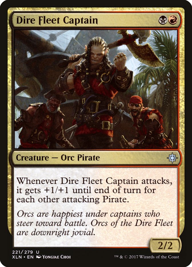 Dire Fleet Captain [Ixalan] | Card Merchant Takapuna