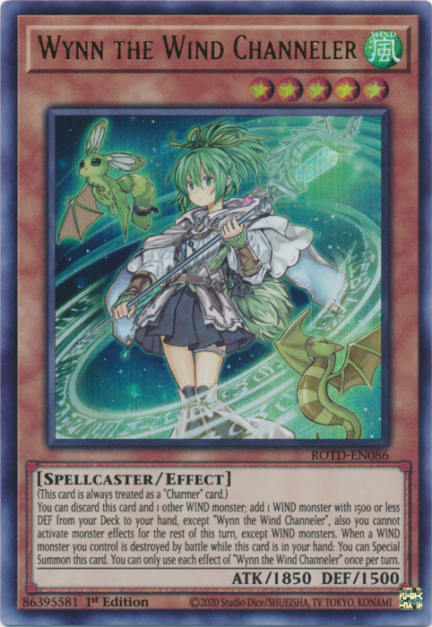 Wynn the Wind Channeler [ROTD-EN086] Ultra Rare | Card Merchant Takapuna