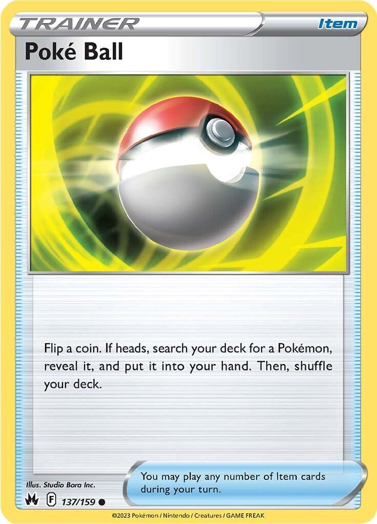 Poke Ball (137/159) [Sword & Shield: Crown Zenith] | Card Merchant Takapuna