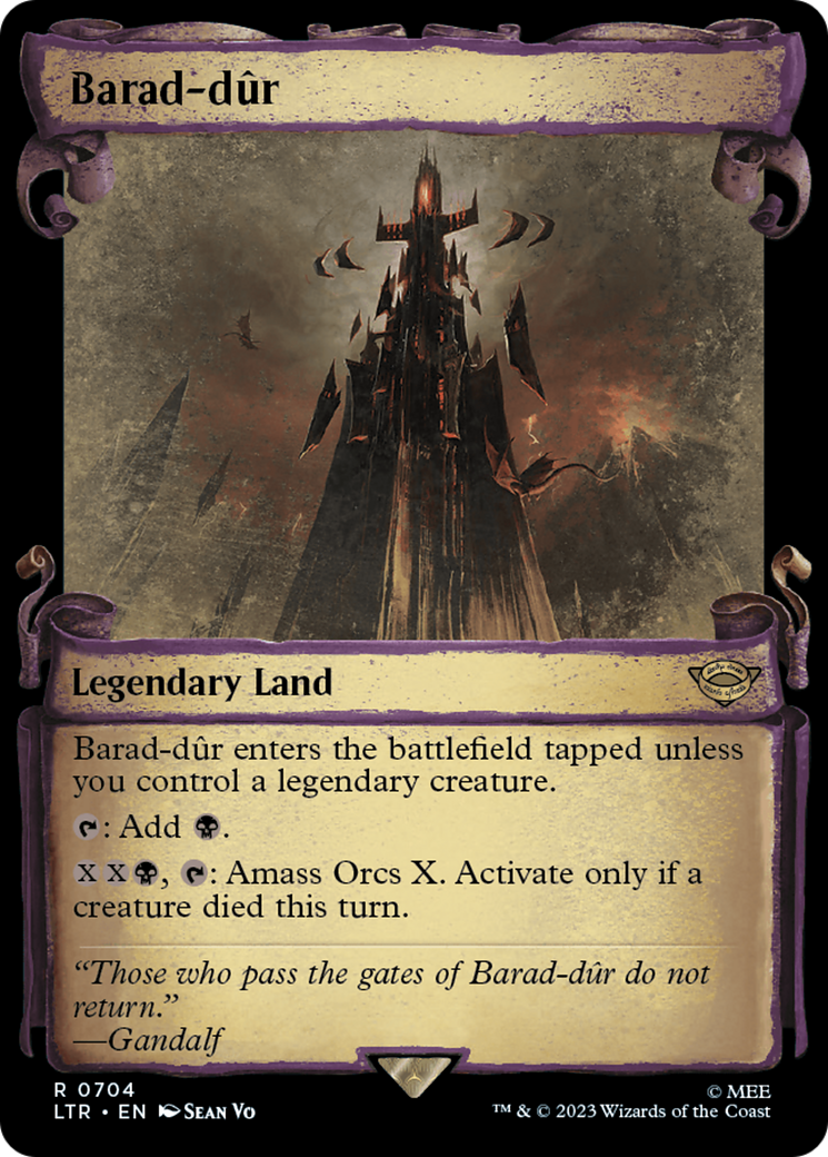 Barad-dur [The Lord of the Rings: Tales of Middle-Earth Showcase Scrolls] | Card Merchant Takapuna