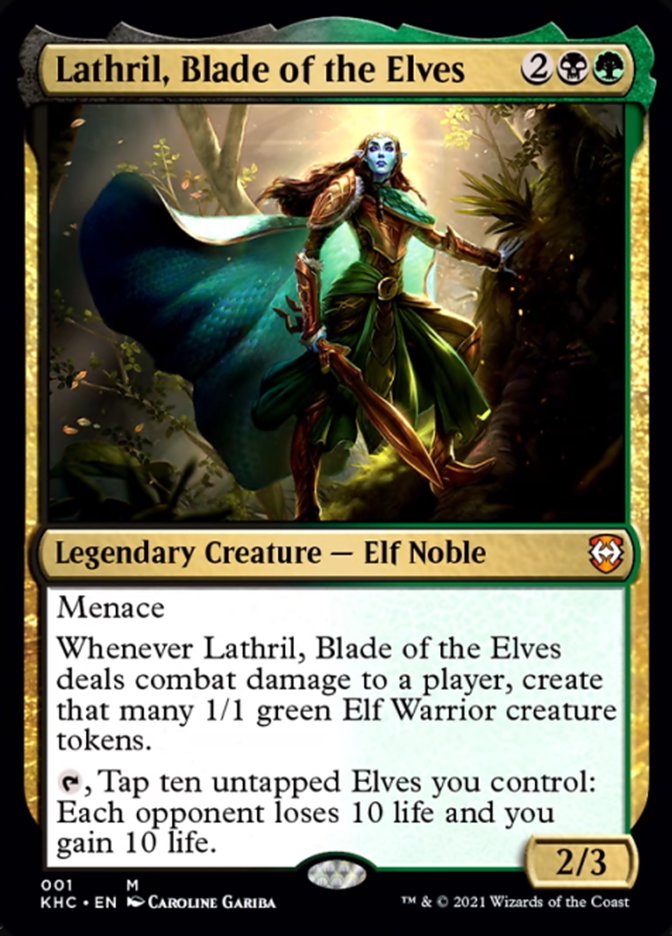 Lathril, Blade of the Elves [Kaldheim Commander] | Card Merchant Takapuna