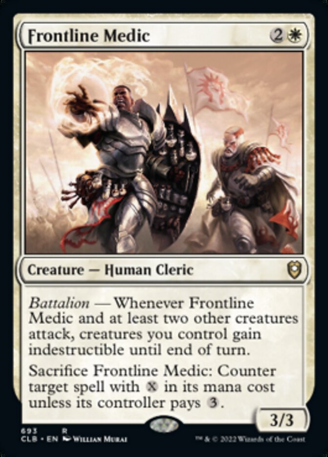 Frontline Medic [Commander Legends: Battle for Baldur's Gate] | Card Merchant Takapuna