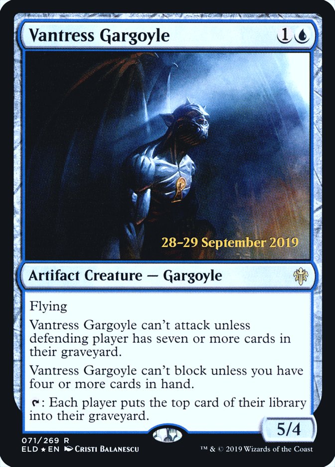 Vantress Gargoyle [Throne of Eldraine Prerelease Promos] | Card Merchant Takapuna