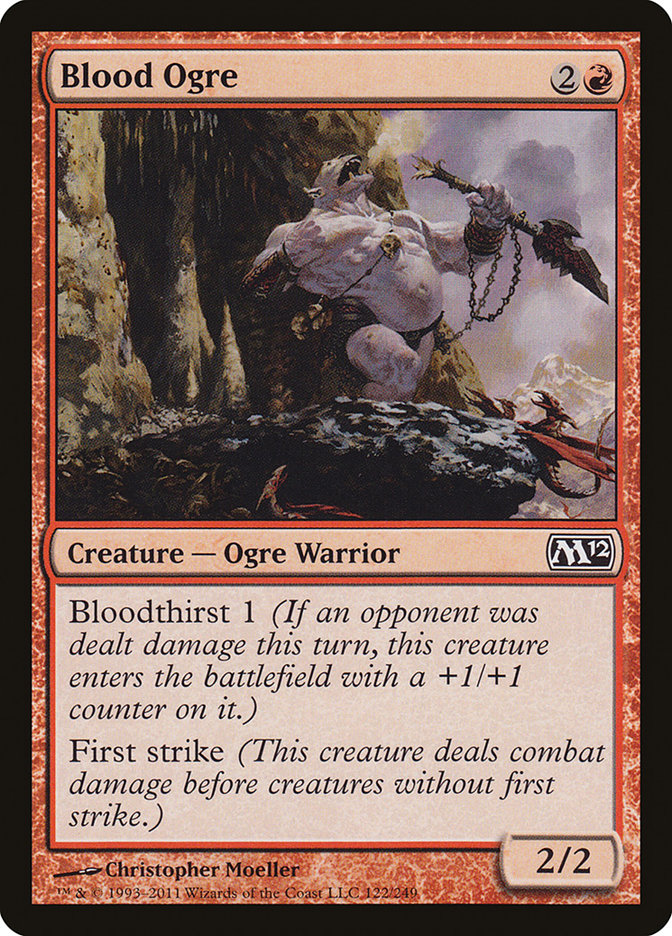 Blood Ogre [Magic 2012] | Card Merchant Takapuna