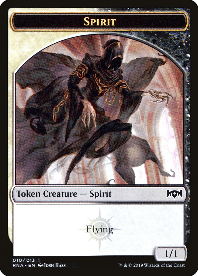 Spirit Token [Ravnica Allegiance Tokens] | Card Merchant Takapuna