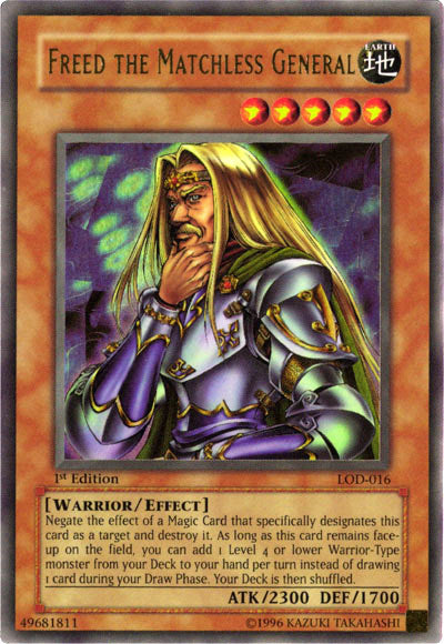 Freed the Matchless General [LOD-016] Ultra Rare | Card Merchant Takapuna