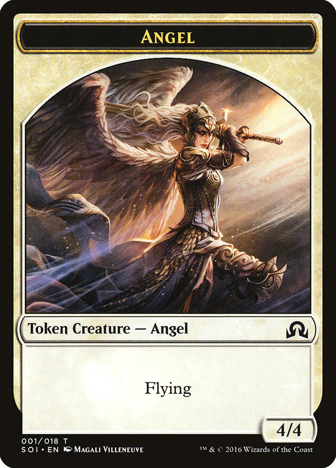 Angel Token [Shadows over Innistrad Tokens] | Card Merchant Takapuna