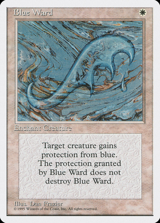 Blue Ward [Fourth Edition] | Card Merchant Takapuna