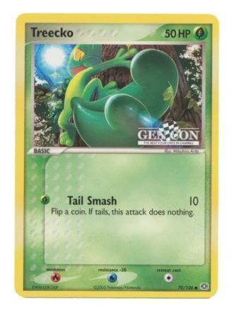 Treecko (70/106) (Gen Con The Best Four Days in Gaming Promo) [EX: Emerald] | Card Merchant Takapuna