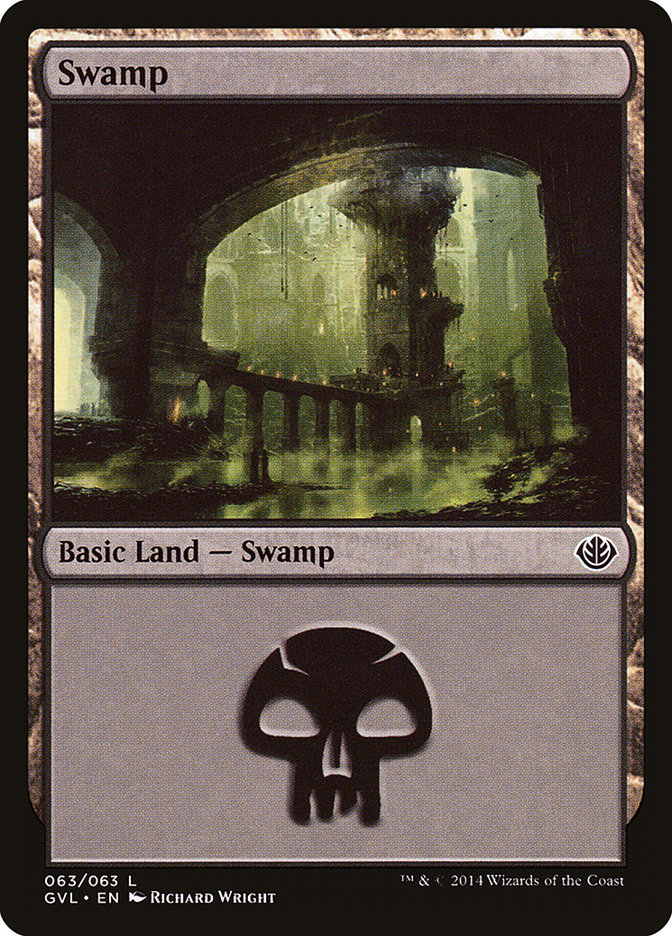 Swamp (63) (Garruk vs. Liliana) [Duel Decks Anthology] | Card Merchant Takapuna