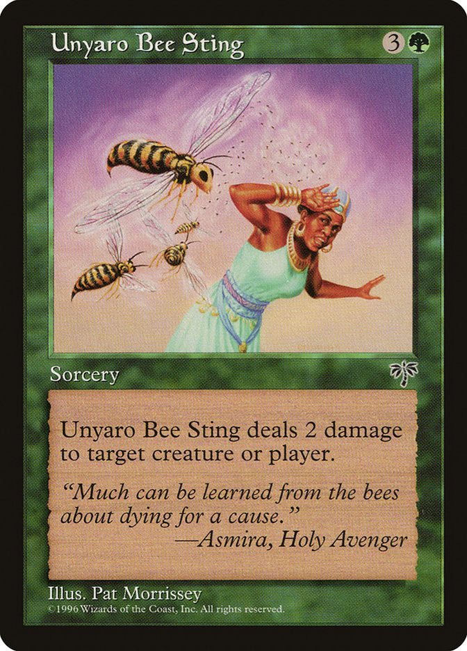 Unyaro Bee Sting [Mirage] | Card Merchant Takapuna