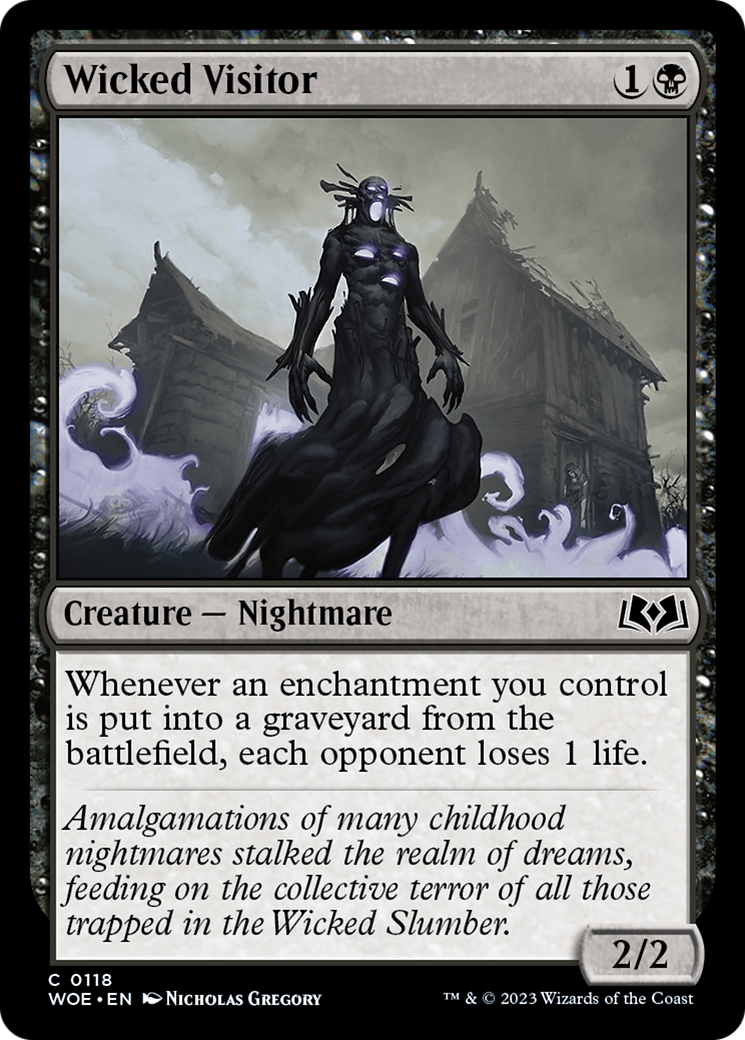 Wicked Visitor [Wilds of Eldraine] | Card Merchant Takapuna