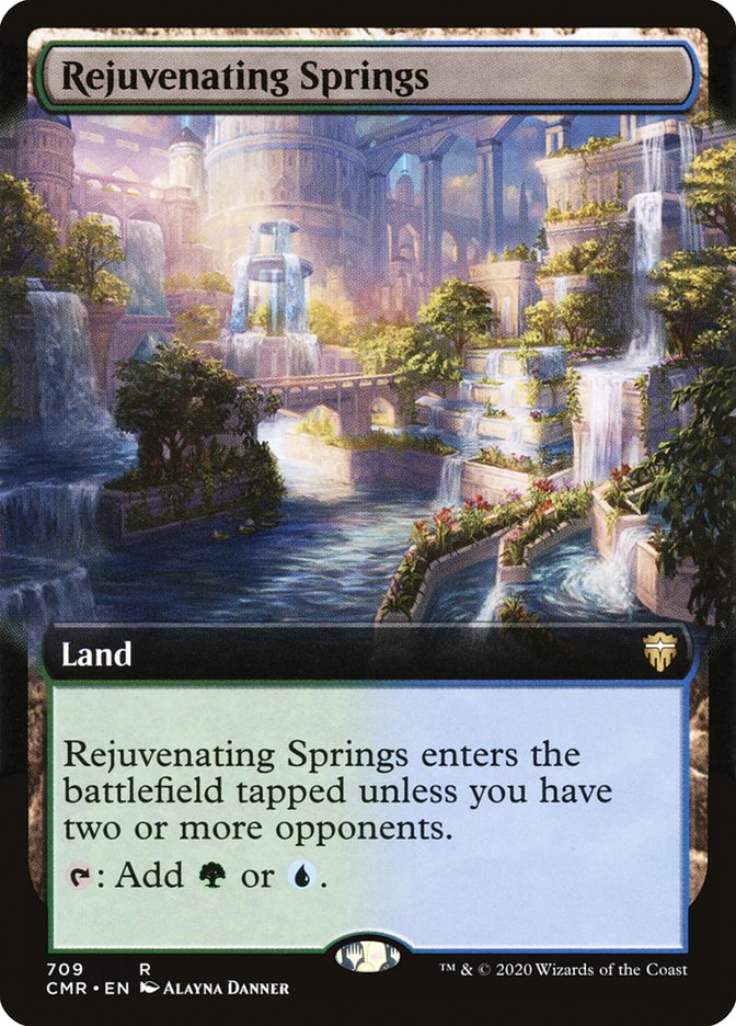 Rejuvenating Springs (Extended Art) [Commander Legends] | Card Merchant Takapuna