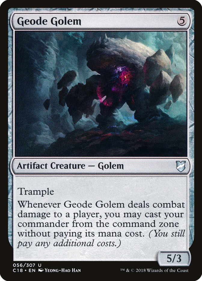 Geode Golem [Commander 2018] | Card Merchant Takapuna