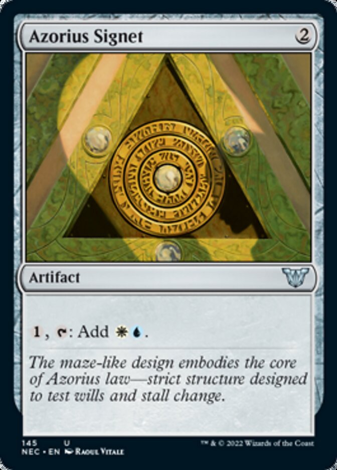 Azorius Signet [Kamigawa: Neon Dynasty Commander] | Card Merchant Takapuna