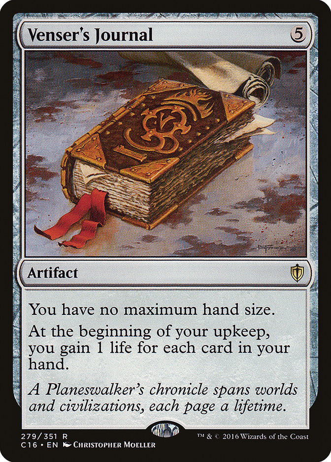 Venser's Journal [Commander 2016] | Card Merchant Takapuna