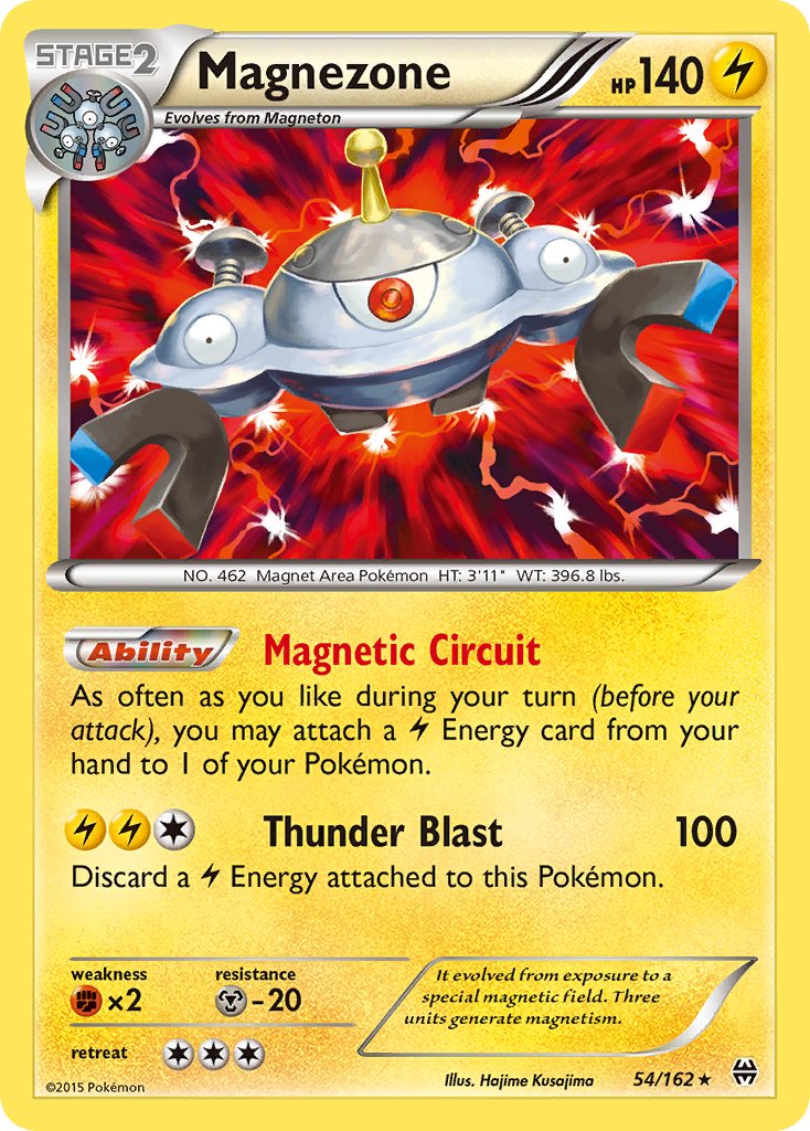 Magnezone (54/162) (Theme Deck Exclusive) [XY: BREAKthrough] | Card Merchant Takapuna