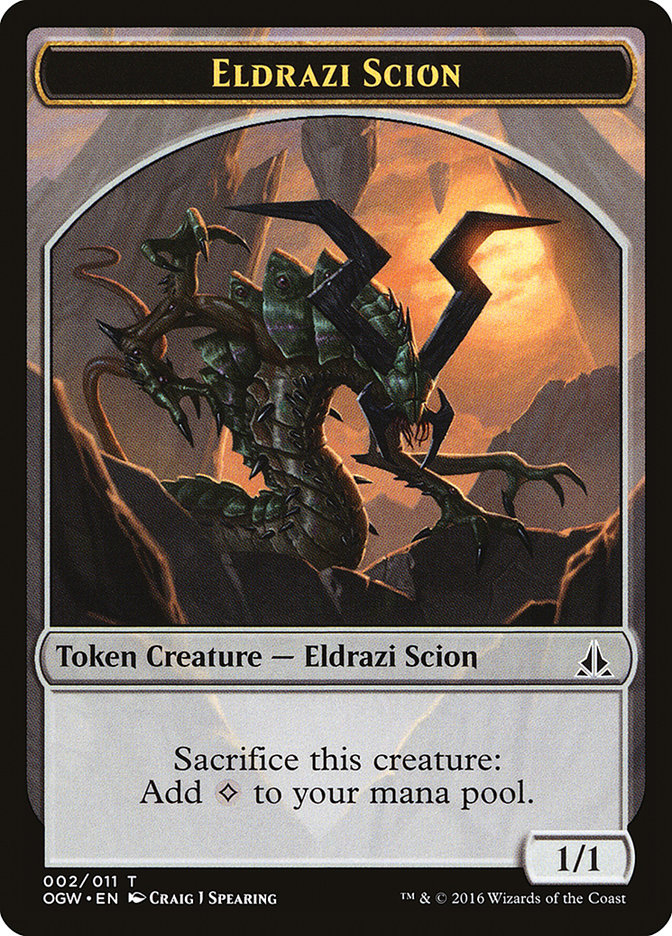 Eldrazi Scion Token (002/011) [Oath of the Gatewatch Tokens] | Card Merchant Takapuna