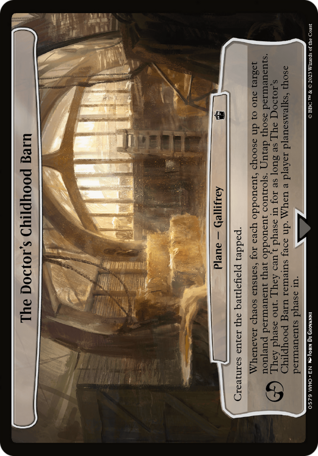 The Doctor's Childhood Barn [Planechase] | Card Merchant Takapuna