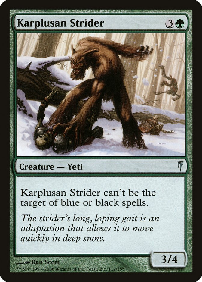 Karplusan Strider [Coldsnap] | Card Merchant Takapuna