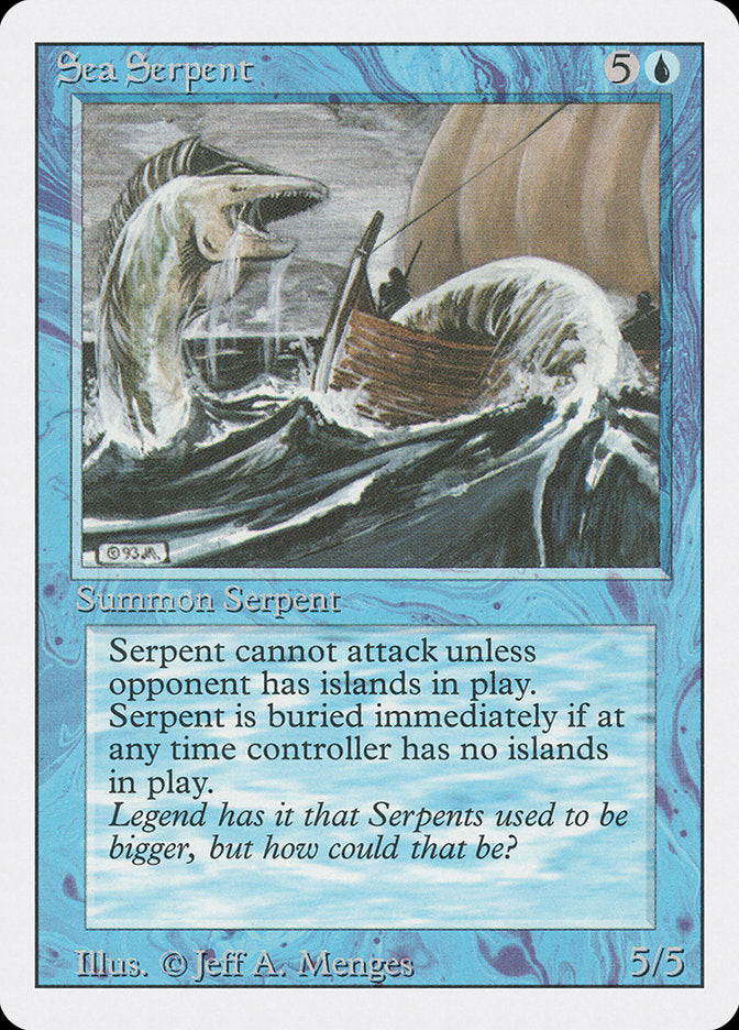 Sea Serpent [Revised Edition] | Card Merchant Takapuna