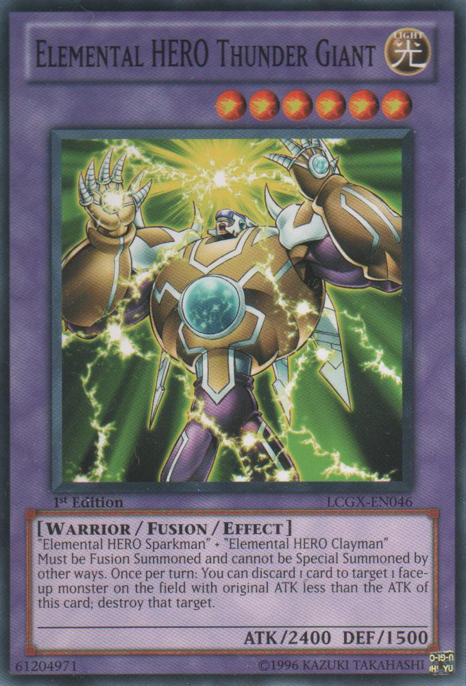 Elemental HERO Thunder Giant [LCGX-EN046] Common | Card Merchant Takapuna