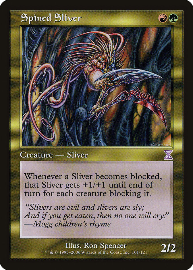 Spined Sliver [Time Spiral Timeshifted] | Card Merchant Takapuna