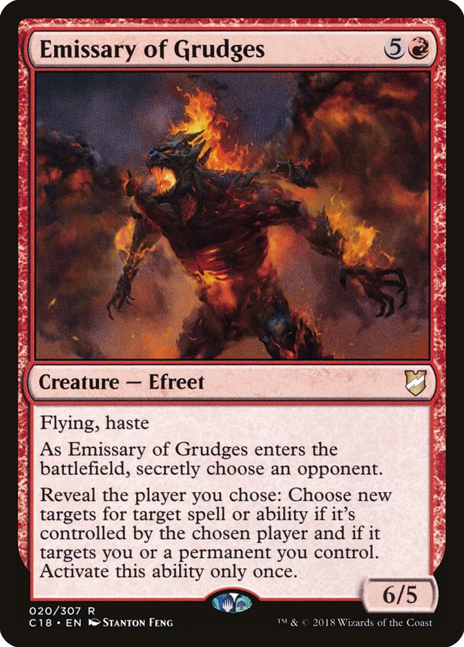 Emissary of Grudges [Commander 2018] | Card Merchant Takapuna