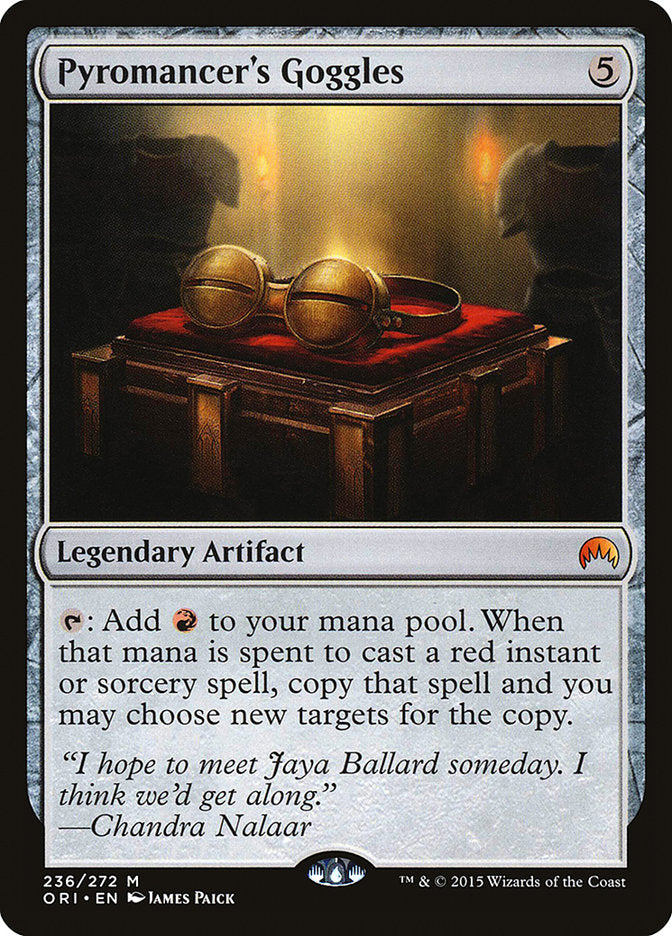 Pyromancer's Goggles [Magic Origins] | Card Merchant Takapuna