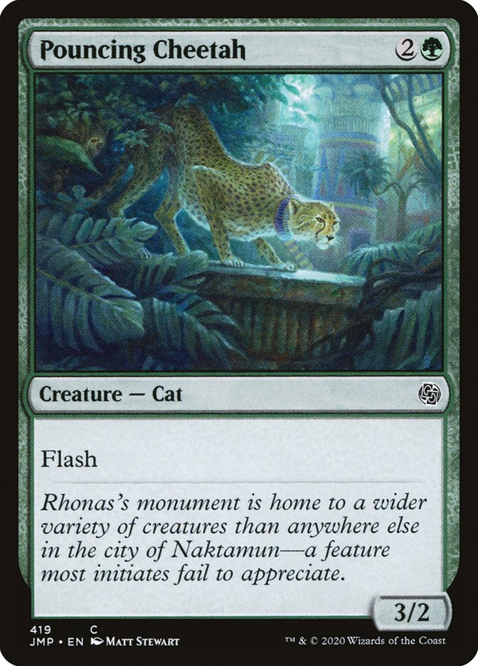 Pouncing Cheetah [Jumpstart] | Card Merchant Takapuna