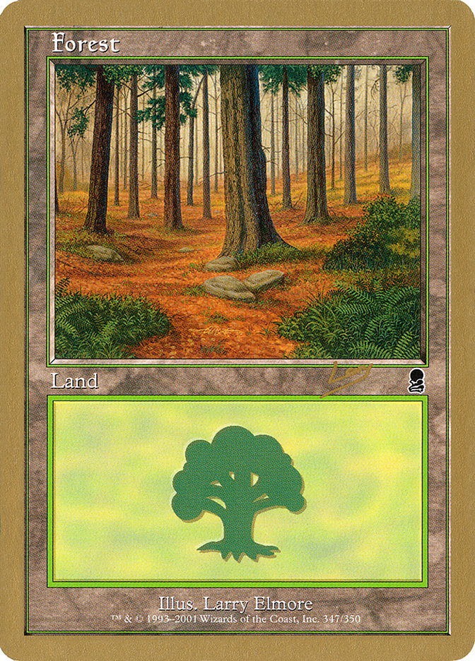 Forest (rl347) (Raphael Levy) [World Championship Decks 2002] | Card Merchant Takapuna