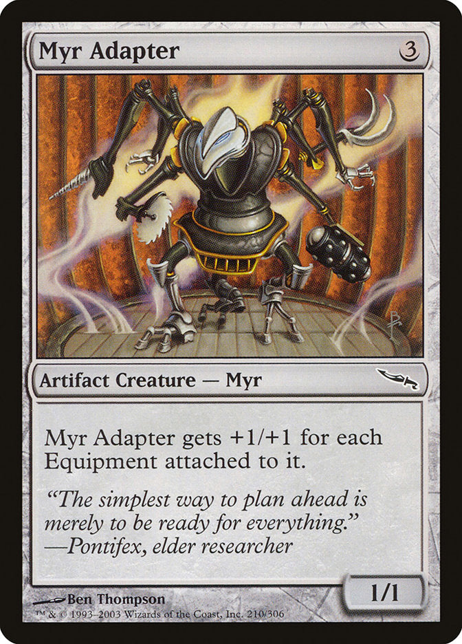 Myr Adapter [Mirrodin] | Card Merchant Takapuna