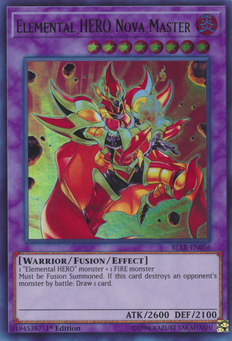 Elemental Hero Nova Master [BLLR-EN056] Ultra Rare | Card Merchant Takapuna