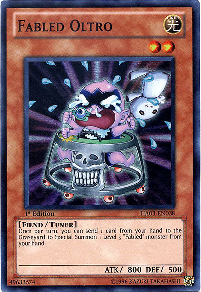 Fabled Oltro [HA03-EN038] Super Rare | Card Merchant Takapuna