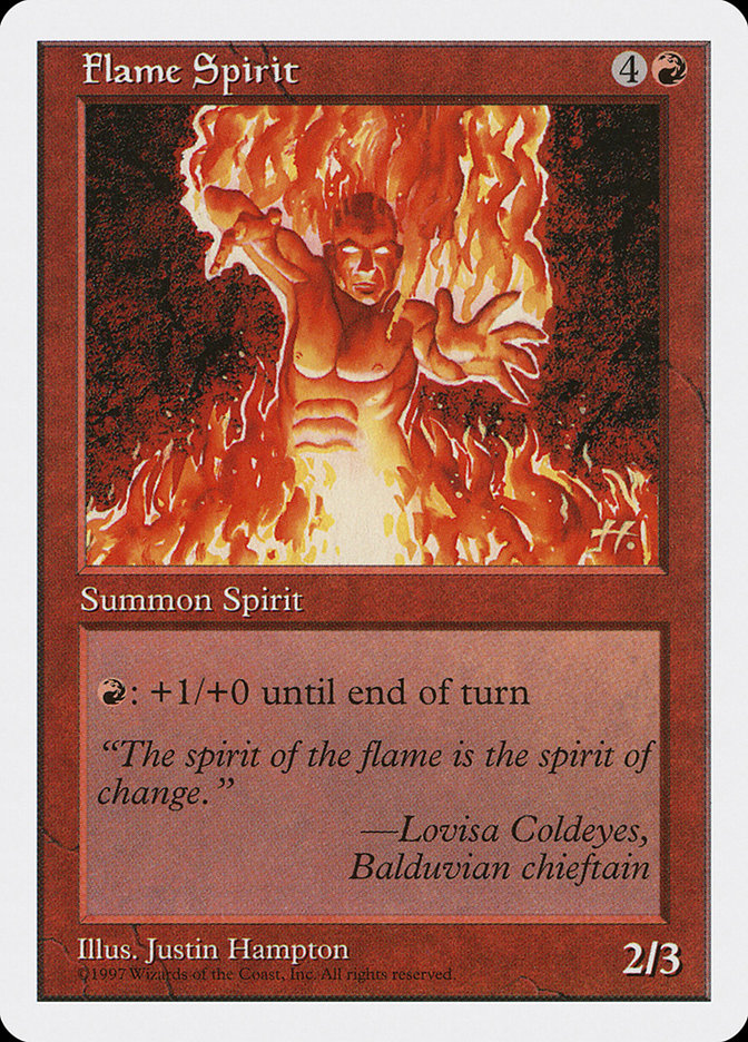 Flame Spirit [Fifth Edition] | Card Merchant Takapuna