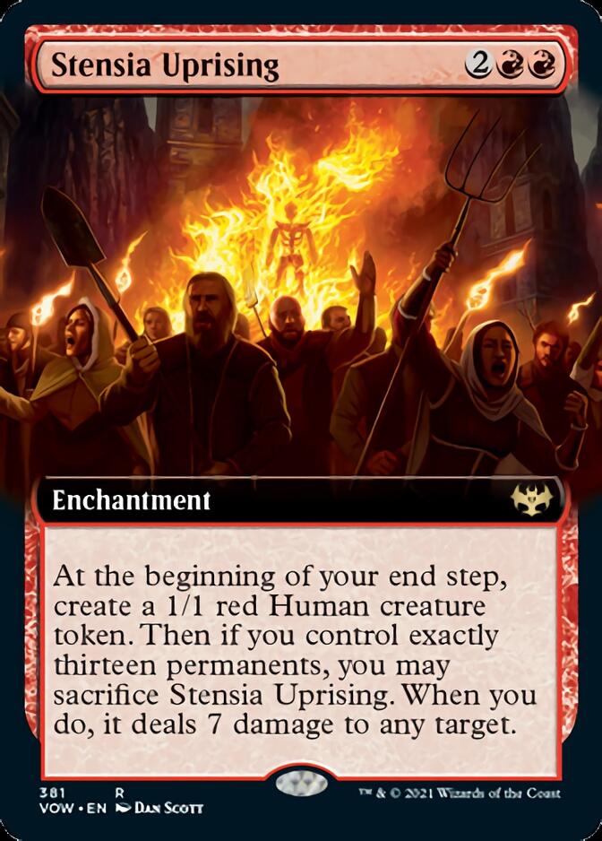 Stensia Uprising (Extended Art) [Innistrad: Crimson Vow] | Card Merchant Takapuna