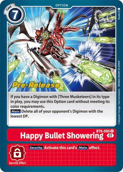 Happy Bullet Showering [BT6-095] [Double Diamond Pre-Release Cards] | Card Merchant Takapuna