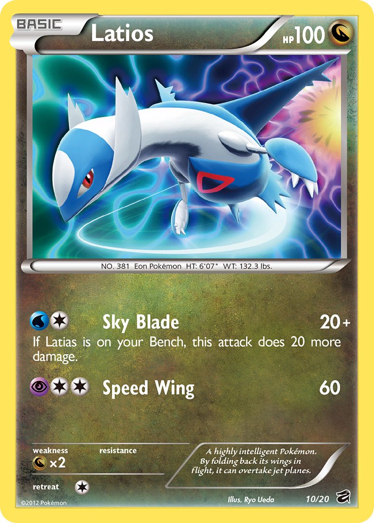 Latios (10/20) [Black & White: Dragon Vault] | Card Merchant Takapuna