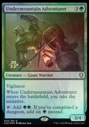 Undermountain Adventurer [Commander Legends: Battle for Baldur's Gate Prerelease Promos] | Card Merchant Takapuna