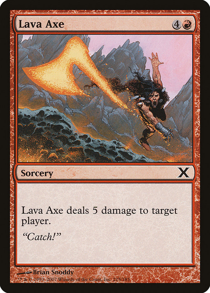 Lava Axe [Tenth Edition] | Card Merchant Takapuna