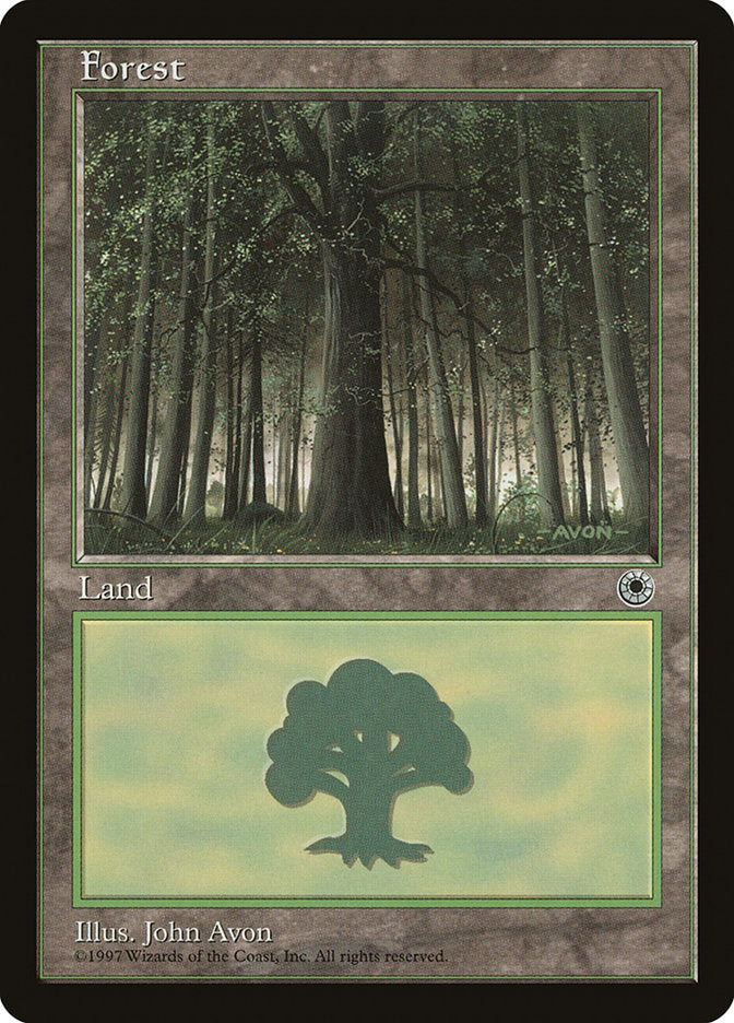 Forest (Thickest Tree in Center) [Portal] | Card Merchant Takapuna