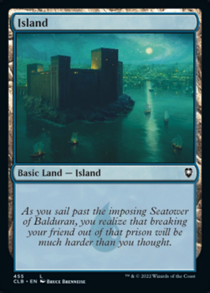 Island (455) [Commander Legends: Battle for Baldur's Gate] | Card Merchant Takapuna