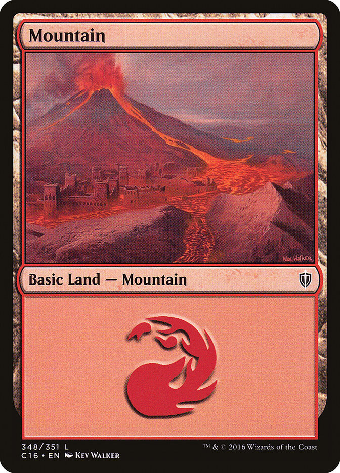 Mountain (348) [Commander 2016] | Card Merchant Takapuna