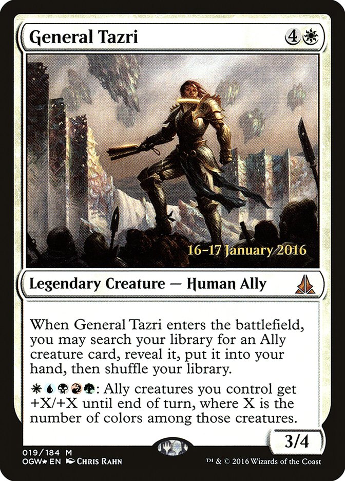 General Tazri [Oath of the Gatewatch Prerelease Promos] | Card Merchant Takapuna