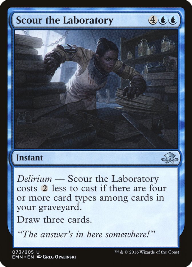 Scour the Laboratory [Eldritch Moon] | Card Merchant Takapuna