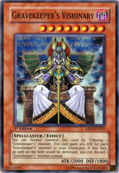 Gravekeeper's Visionary [ABPF-EN027] Super Rare | Card Merchant Takapuna